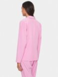 Saint Tropez Celest Shawl Collar Button Blazer, Fuchsia Pink