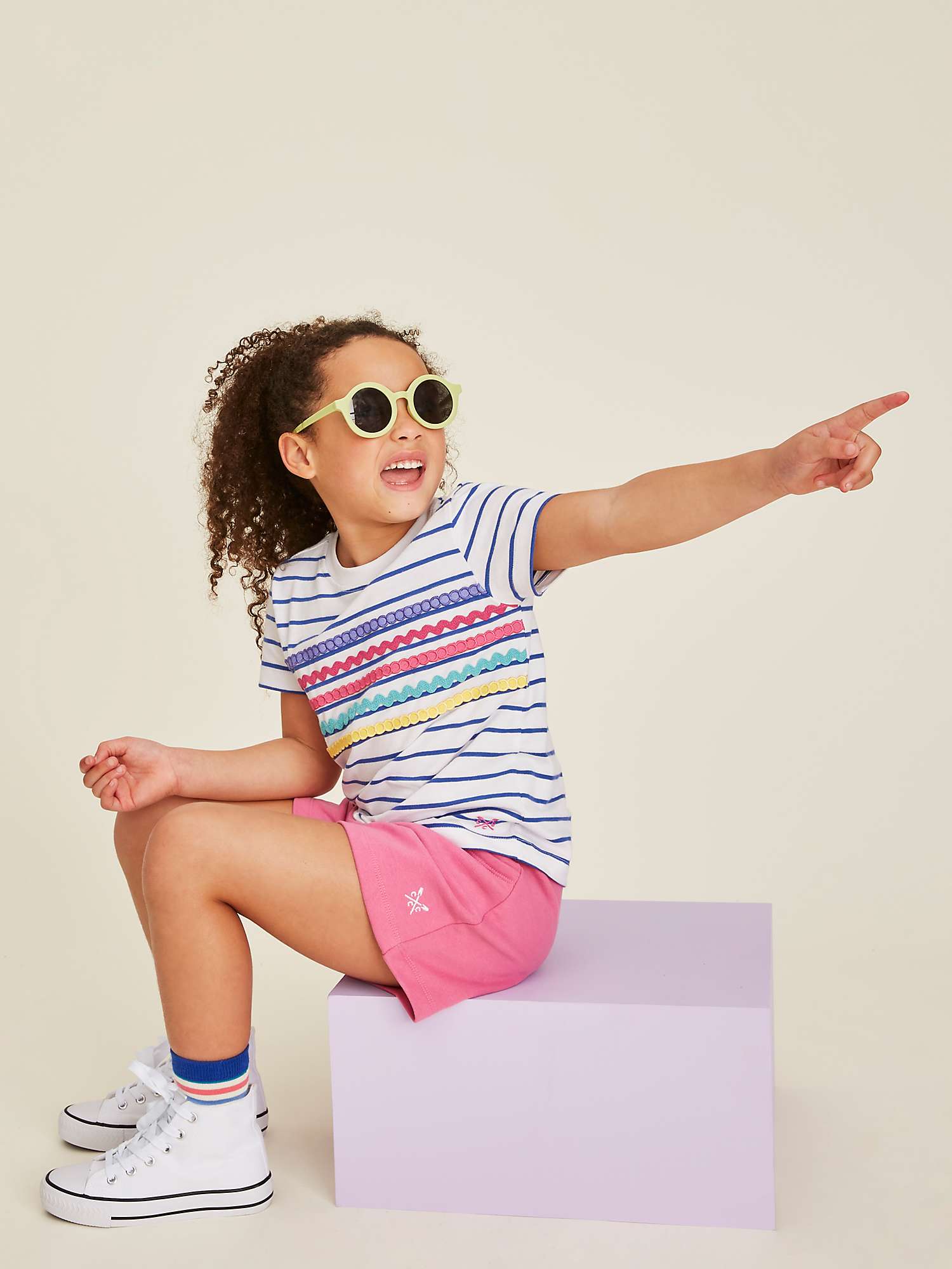Buy Crew Clothing Kids' Mock Drawstring Jersey Shorts, Pack Of 2 Online at johnlewis.com