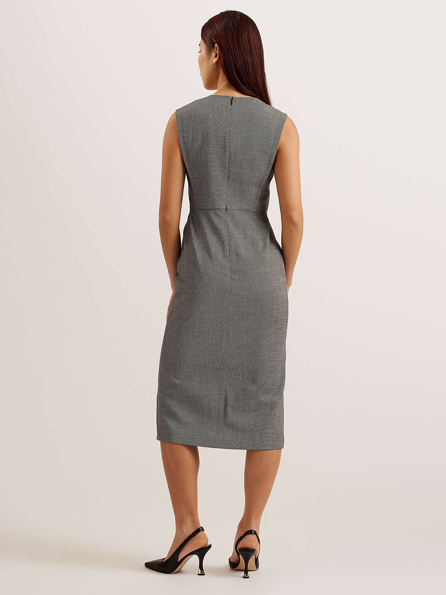 Buy Ted Baker Yutakad Tailored Midi Dress, Grey Online at johnlewis.com