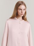 Ghost Lila Relaxed Satin Shirt, Pink