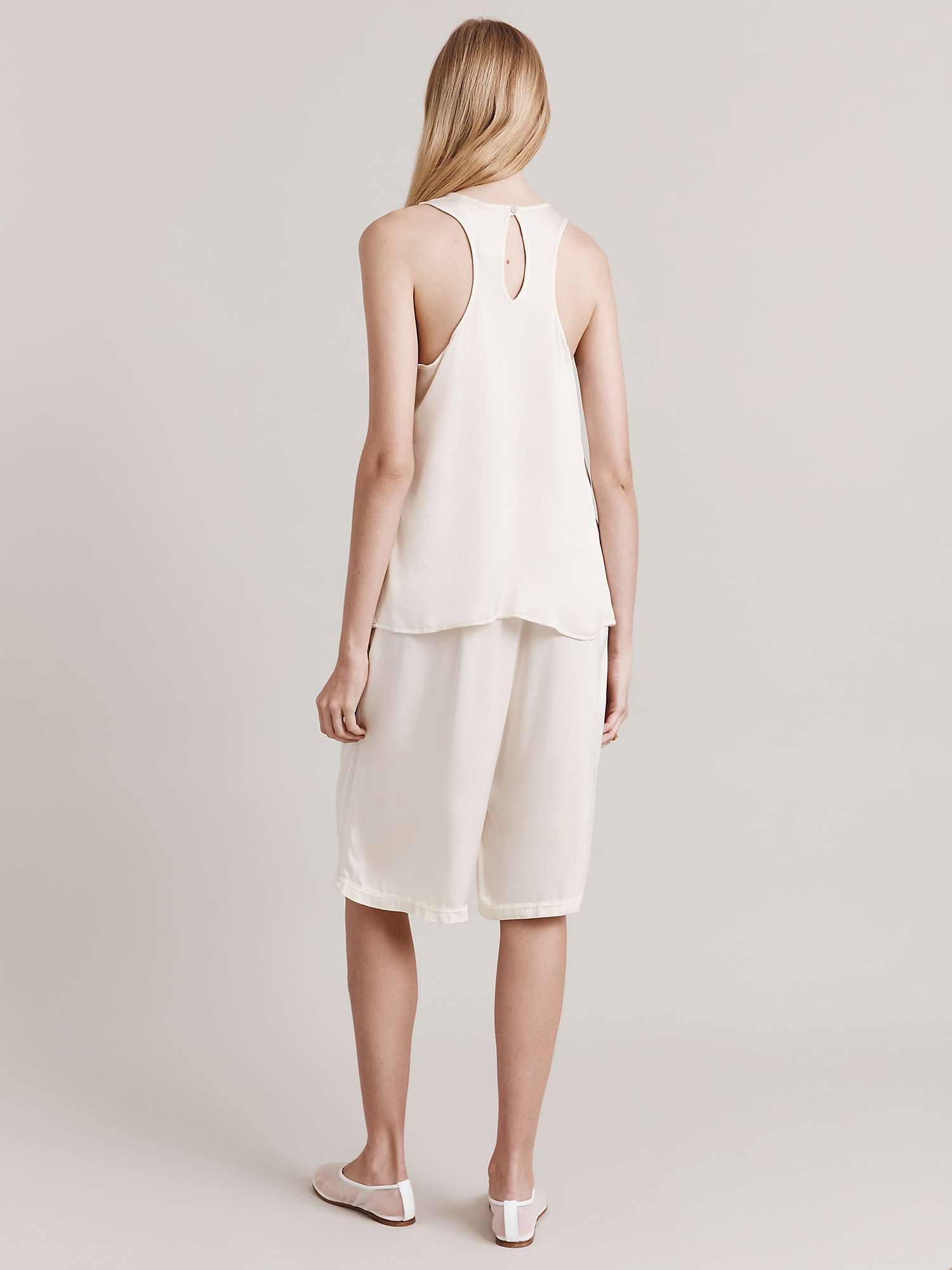 Buy Ghost Bella Tailored Satin Shorts Online at johnlewis.com