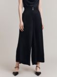 Ghost Blair Cropped Satin Culottes
