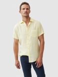 Rodd & Gunn Palm Beach Linen Shirt, Limon
