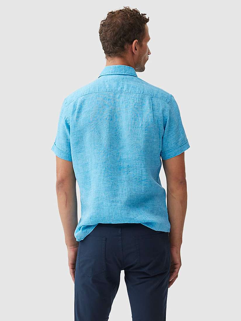 Buy Rodd & Gunn Palm Beach Linen Slim Fit Short Sleeve Shirt Online at johnlewis.com