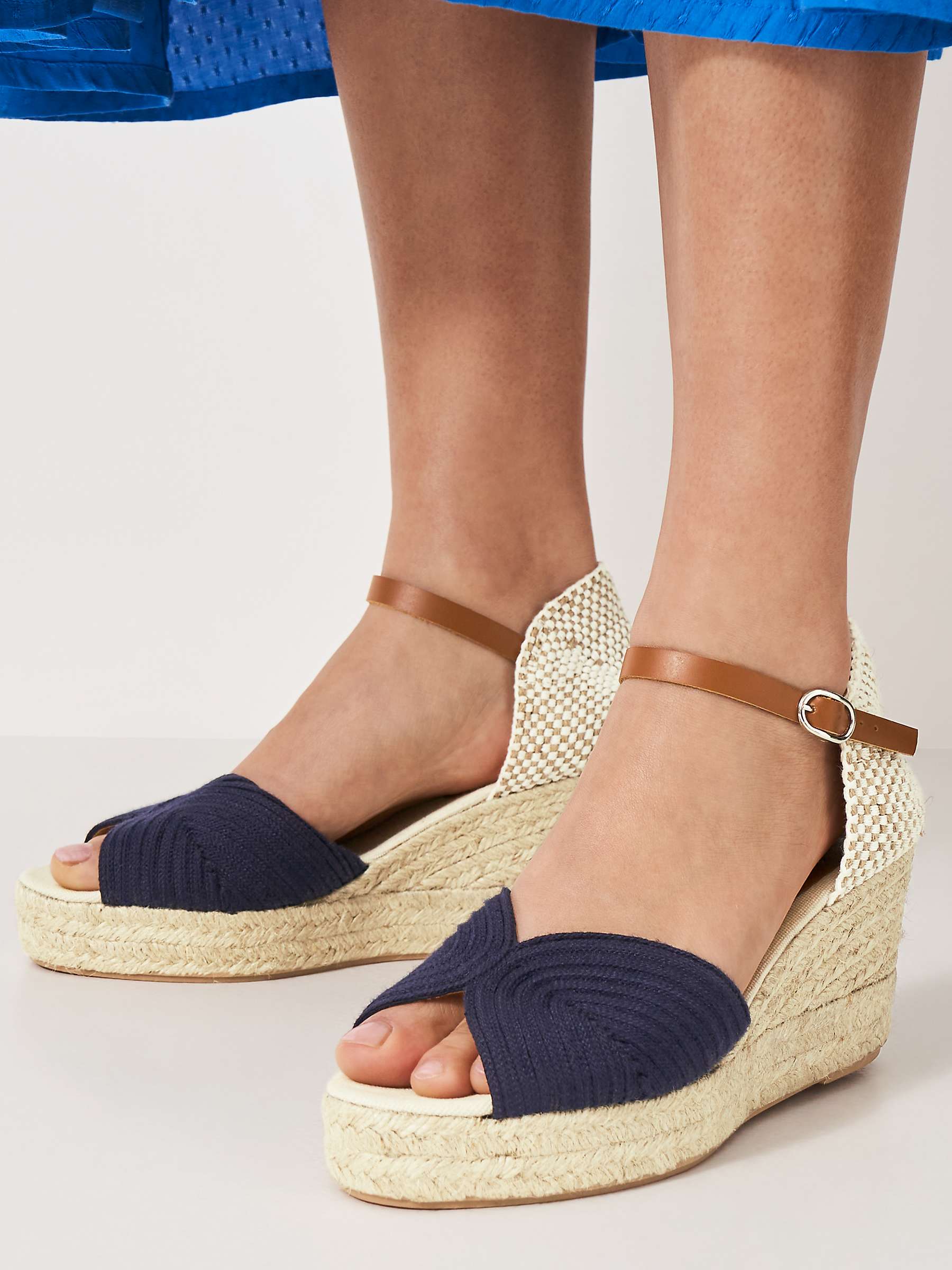 Buy Crew Clothing Willow Espadrille Sandals Online at johnlewis.com