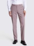 Moss Slim Fit Flannel Trousers, Dusty Pink