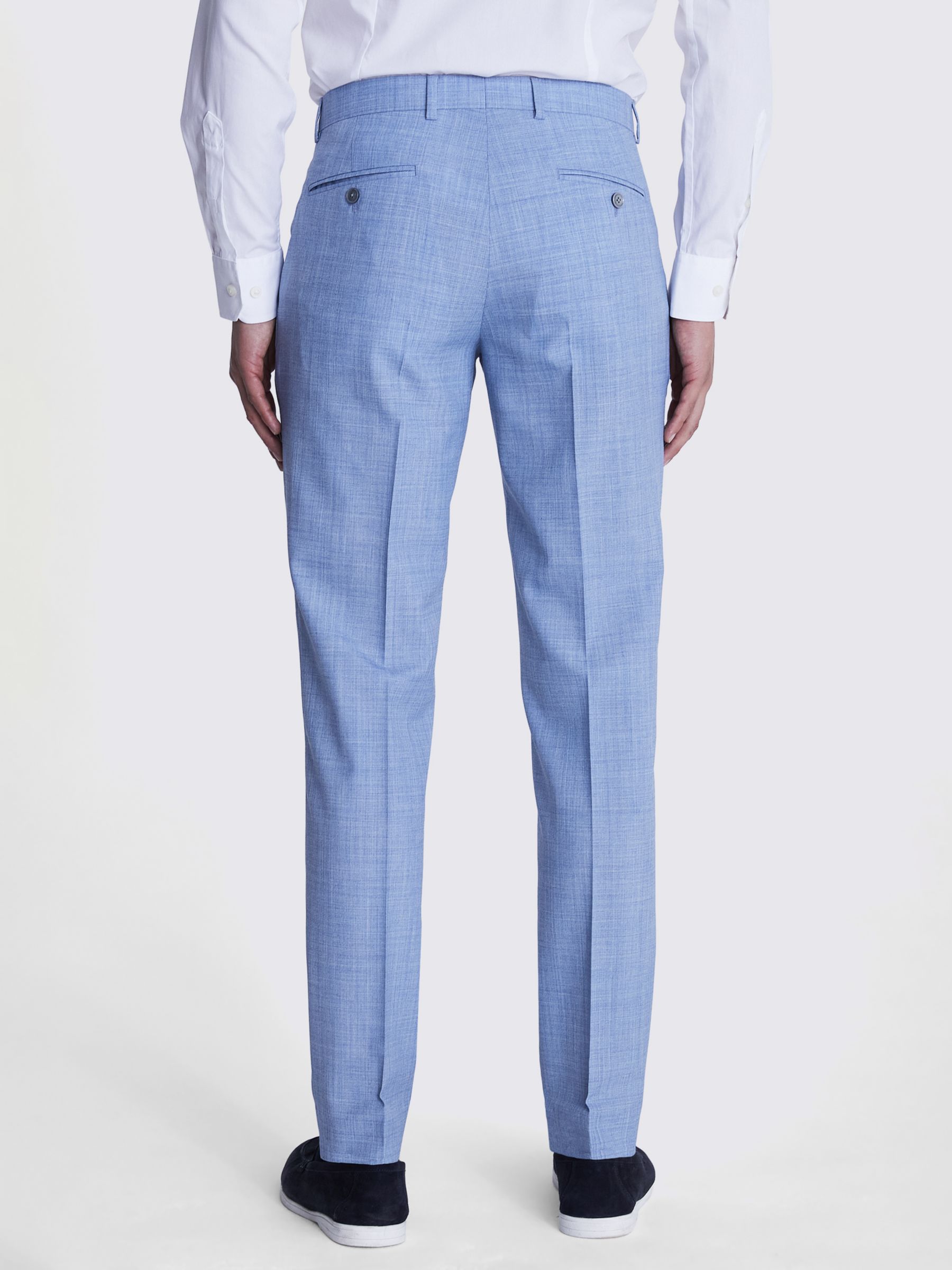 Buy Moss Slim Fit Wool Blend Marl Suit Trousers Online at johnlewis.com