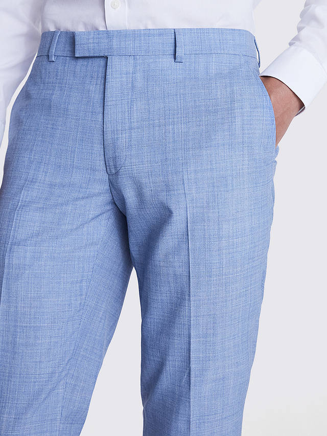 Moss Slim Fit Wool Blend Marl Suit Trousers