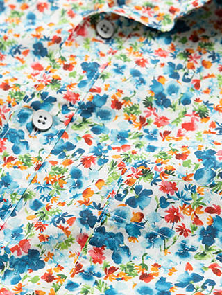Rodd & Gunn The Forks Poplin Cotton Regular Fit Short Sleeve Shirt, Multi