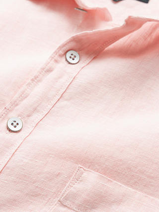 Rodd & Gunn Coromandel Linen Slim Fit Long Sleeve Shirt, Rosewater