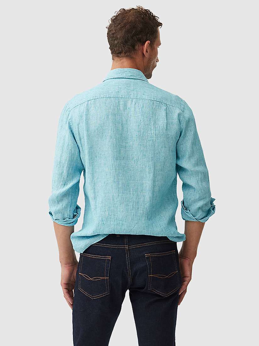 Buy Rodd & Gunn Coromandel Linen Slim Fit Long Sleeve Shirt Online at johnlewis.com
