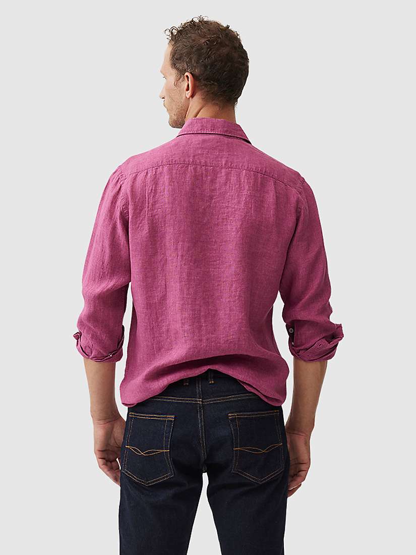 Buy Rodd & Gunn Coromandel Linen Slim Fit Long Sleeve Shirt Online at johnlewis.com