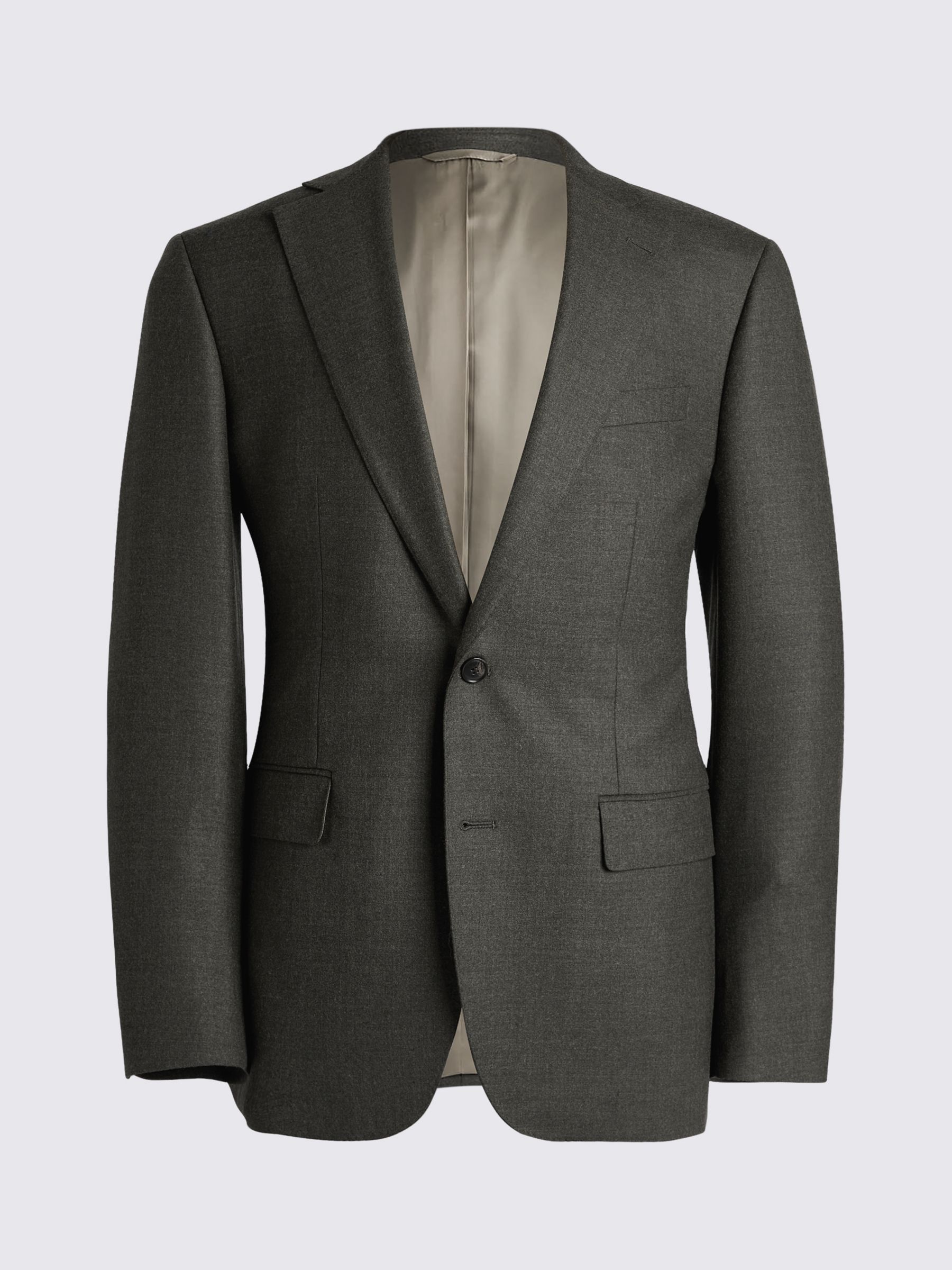 Moss Tailored Fit Performance Suit Jacket, Green, 46R