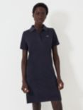 Crew Clothing Towelling Polo Dress, Navy Blue