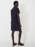 Crew Clothing Towelling Polo Dress, Navy Blue