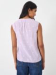Crew Clothing Embroidered Top, Lilac