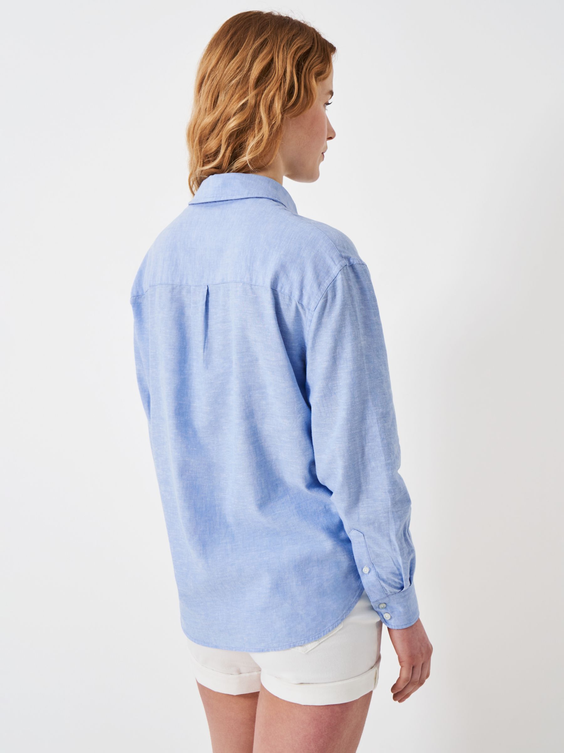 Buy Crew Clothing Linen Blend Shirt Online at johnlewis.com