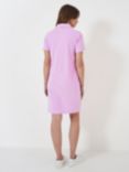 Crew Clothing Towelling Polo Dress, Lilac