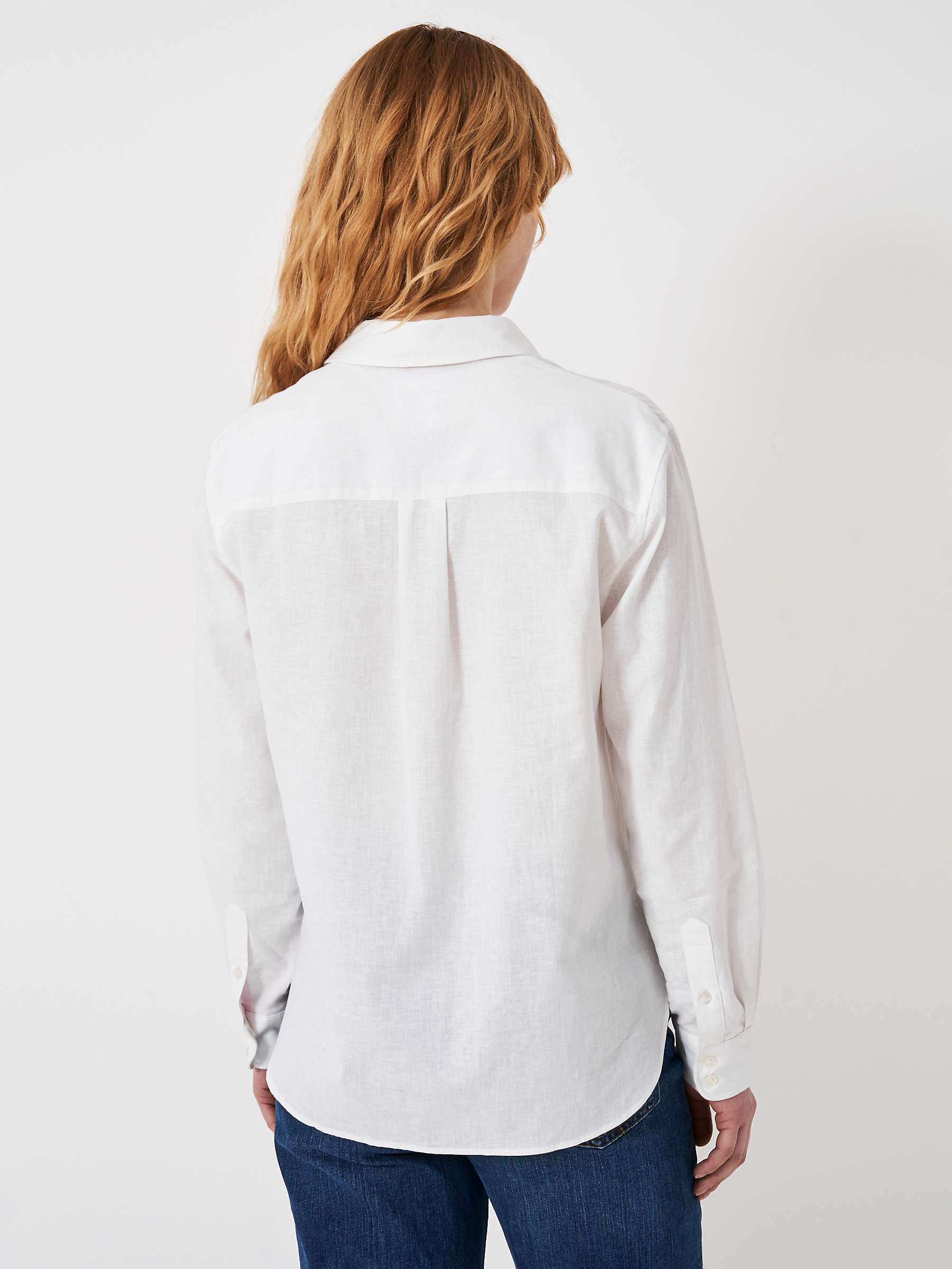 Buy Crew Clothing Linen Blend Shirt Online at johnlewis.com