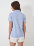 Crew Clothing Cotton Blend Polo Shirt, Light Blue