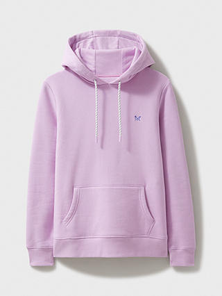 Crew Clothing Cotton Blend Hoodie, Lilac