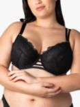 Hotmilk True Luxe Flexiwire Nursing Bra, Black