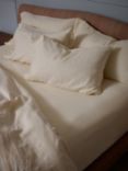Piglet in Bed Linen Fitted Sheet, Pearl