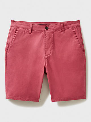 Crew Clothing Chino Shorts, Berry Red