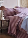Piglet in Bed Amberley Stripe Linen Blend Flat Sheet