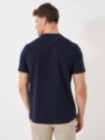 Crew Clothing Embroidered Salcombe Graphic T-Shirt, Navy/Multi