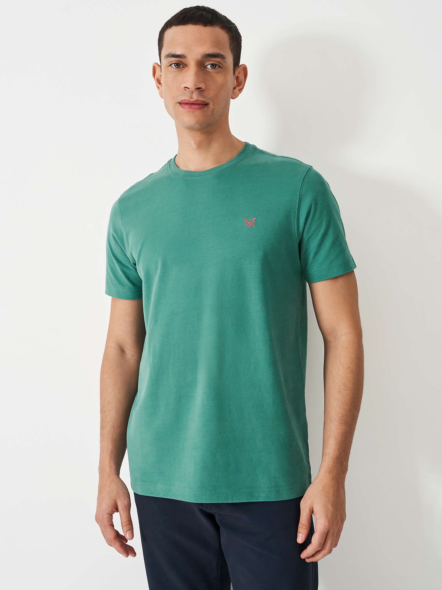 Buy Crew Clothing Crew Neck Cotton T-Shirt Online at johnlewis.com