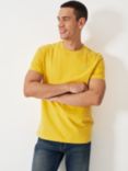 Crew Clothing Crew Neck Cotton T-Shirt, Mid Yellow