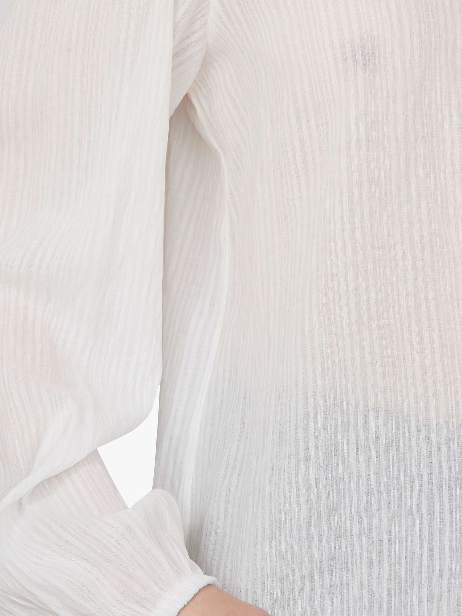 Buy Sisters Point Cema Feminine Long Sleeve Shirt, White Online at johnlewis.com