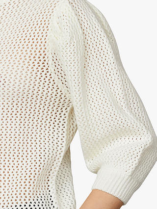 Sisters Point Hava-Pu Loose Knitted Jumper, Cream