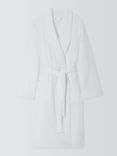 John Lewis Egyptian Cotton Unisex Bath Robe, White