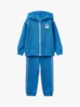 Benetton Kids' Fleece Tracksuit, Bluette