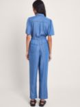 Monsoon Tara Jumpsuit, Denim Blue