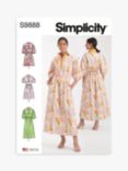 Simplicity Misses' Relaxed Fit Shirt Dress Sewing Pattern, S9888