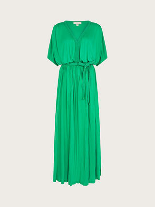 Monsoon Everly Maxi Jersey Dress, Green