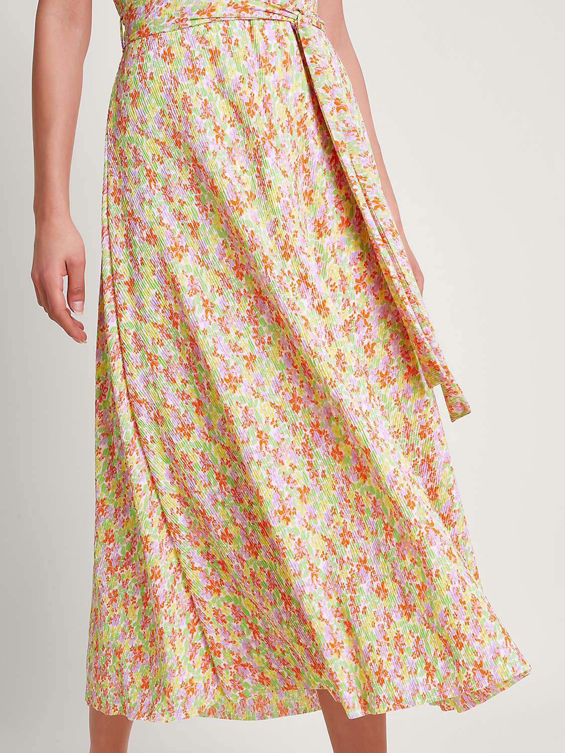 Buy Monsoon Tatum Floral Midi Dress, Multi Online at johnlewis.com