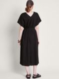 Monsoon Verity Linen Blend Midi Dress