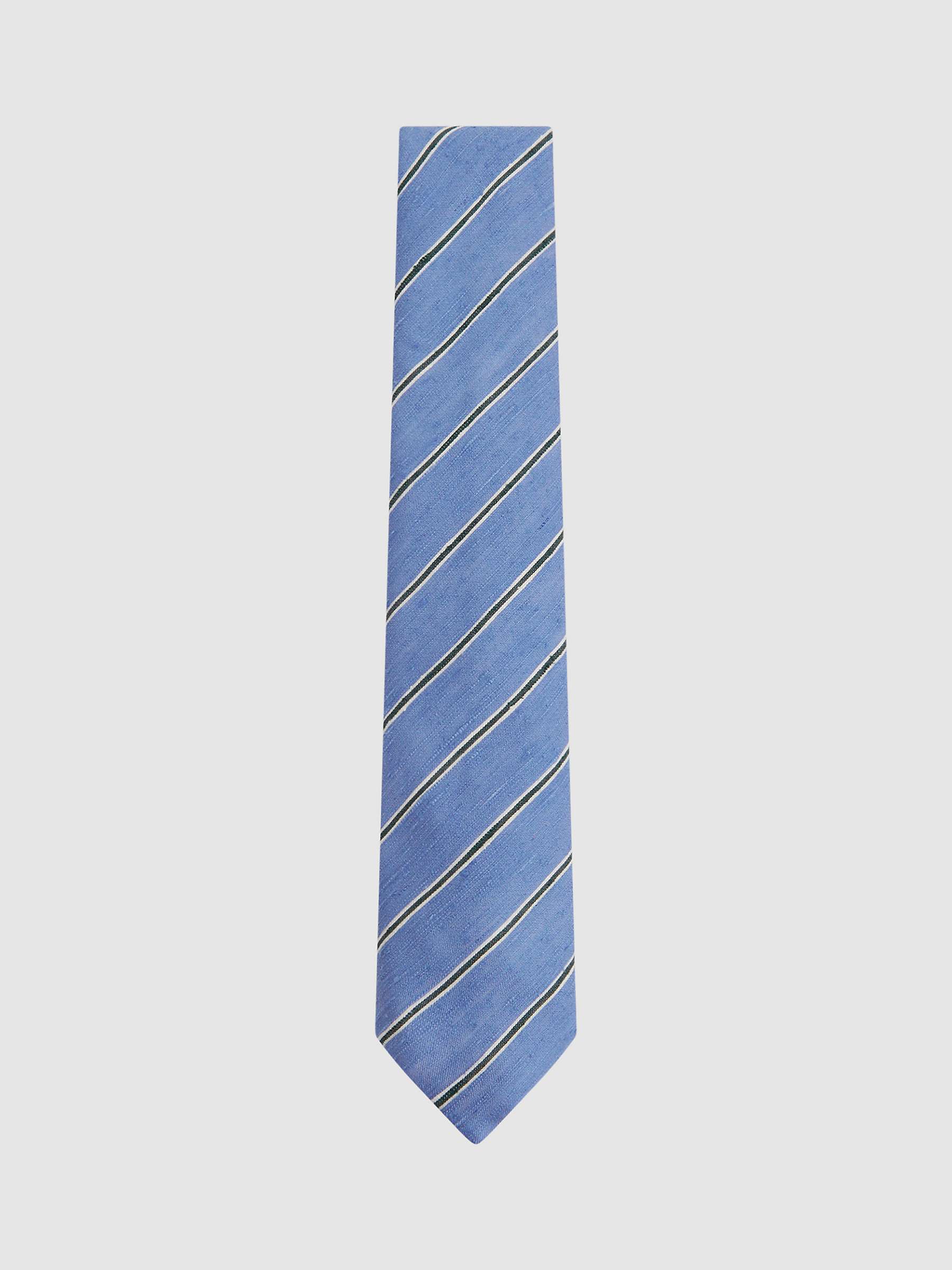 Buy Reiss Ravenna Stripe Silk Blend Tie Online at johnlewis.com