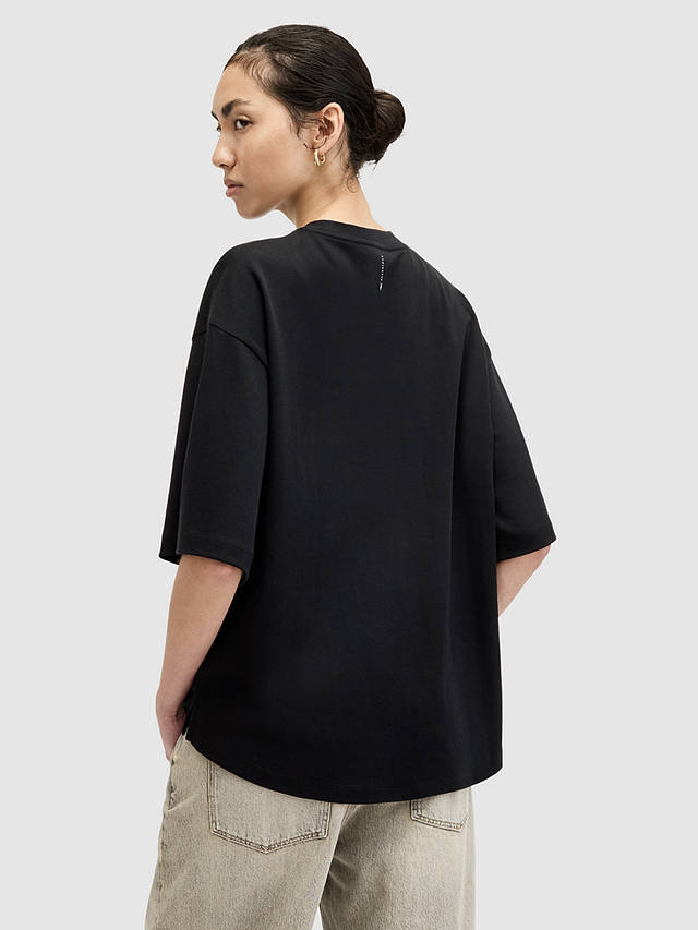 AllSaints Amelie T-Shirt, Black