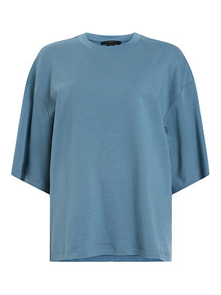 AllSaints Amelie T-Shirt, Petrol Blue