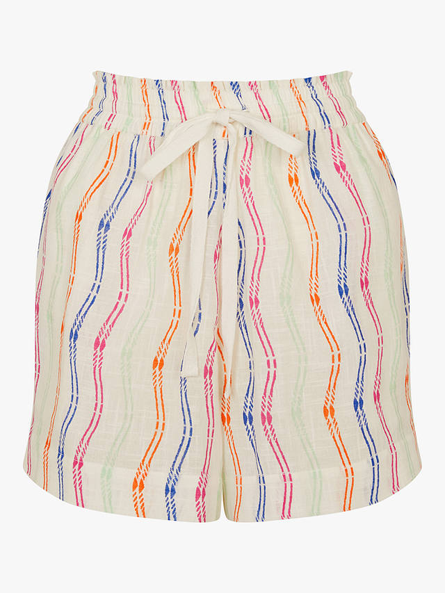 Accessorize Striped Shorts, Multi