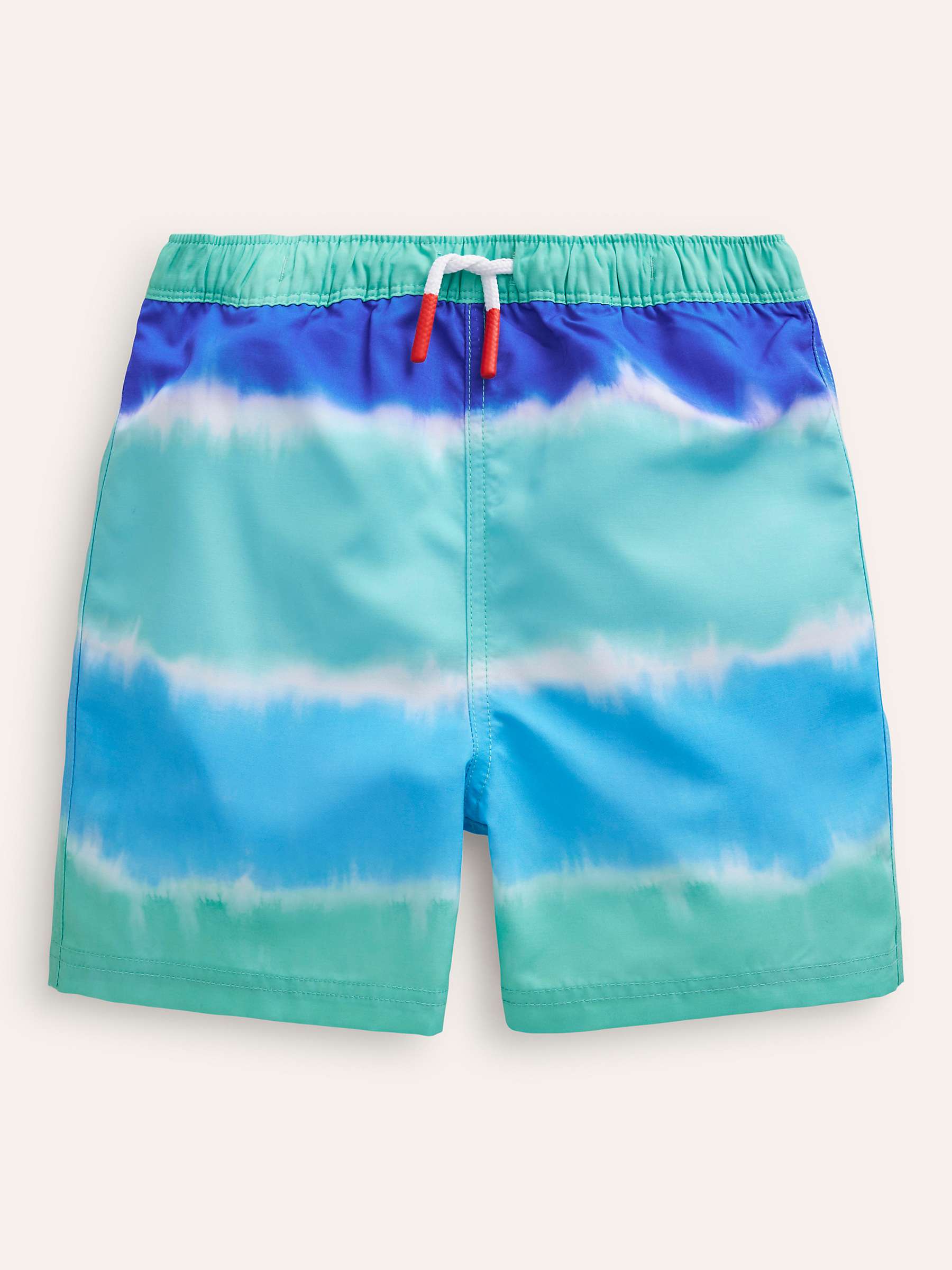 Buy Mini Boden Kids' Tie Dye Swim Shorts, Blue/Multi Online at johnlewis.com
