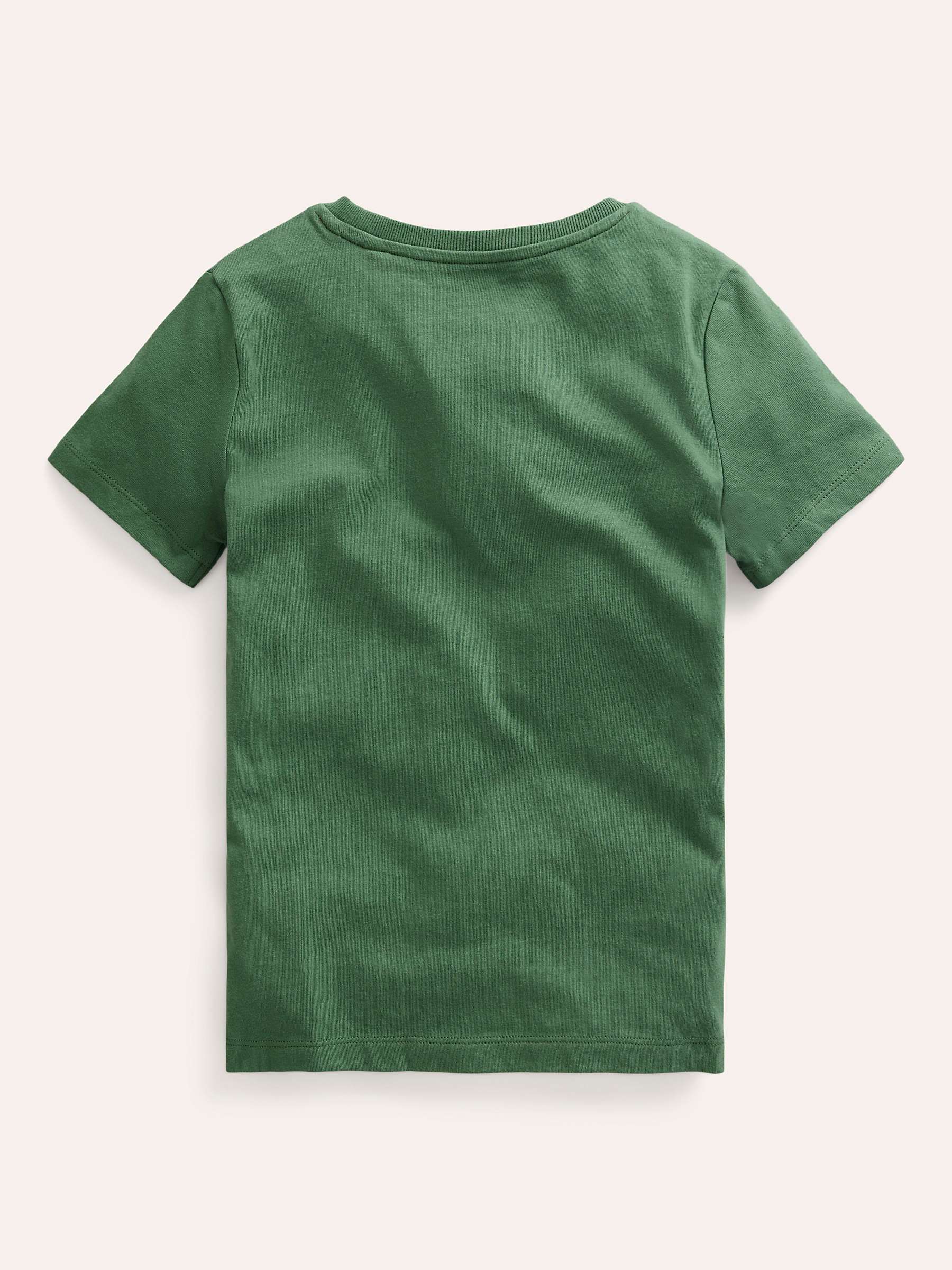 Buy Boden Kids' Chainstitch Crocodile T-Shirt, Green/Multi Online at johnlewis.com