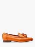 Moda in Pelle Ellmia Leather Loafers, Orange