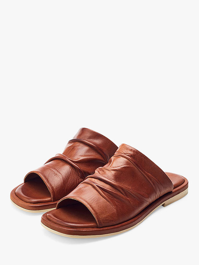 Moda in Pelle Islay Leather Sandals, Tan