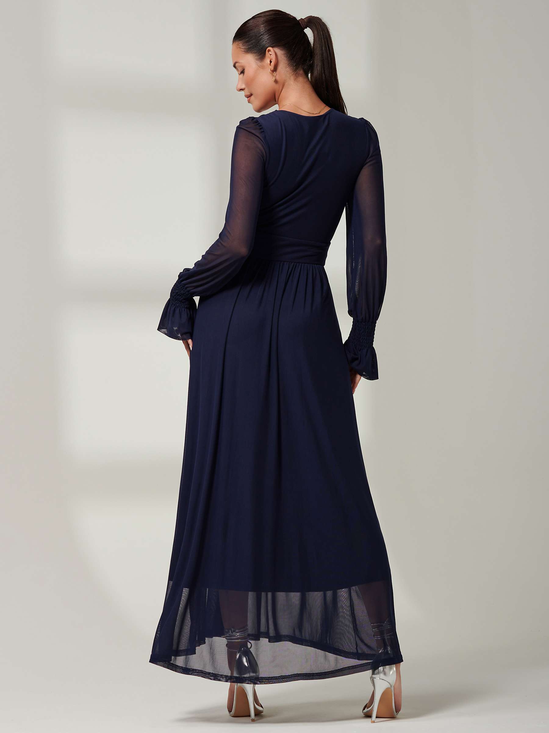 Buy Jolie Moi Greta Mesh Maxi Dress Online at johnlewis.com